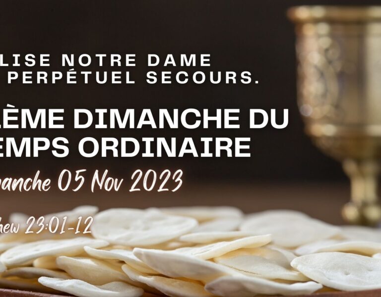 31ÈME DIMANCHE DU TEMPS ORDINAIRE