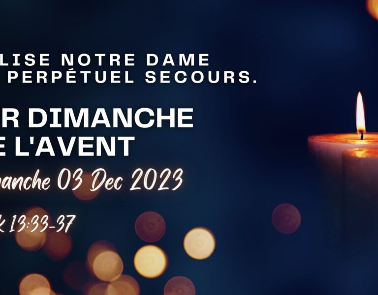 1ER DIMANCHE  DE L’AVENT