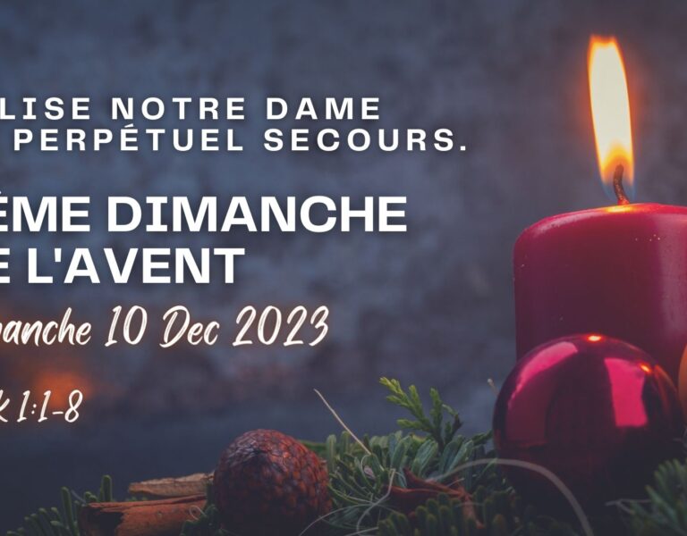 2EME DIMANCHE  DE L’AVENT